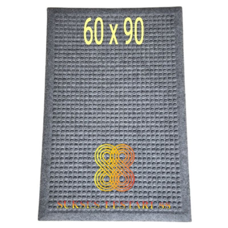 Keset Karpet Karet Anti Slip Bludru 60 x 90 RCM