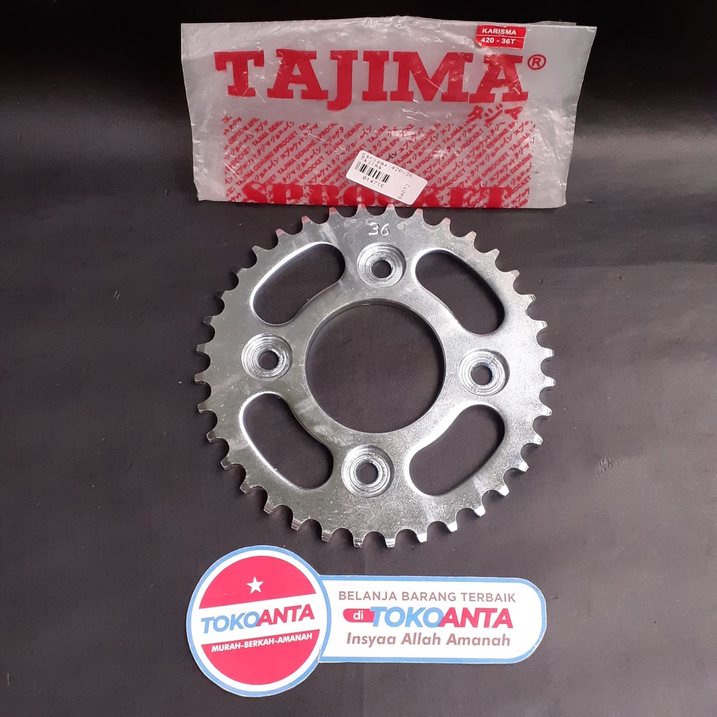 Merk Campur Gir Gear Belakang Motor Honda Karisma Kharisma Supra X 125 420 36 37 38 39 40