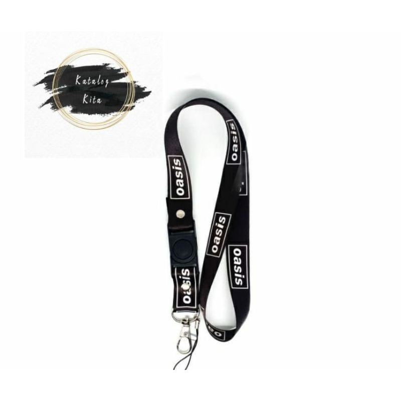 

Lanyard OASIS tali lanyard BAND gantungan kunci name tag id card kartu nama / tali lanyard gantungan leher