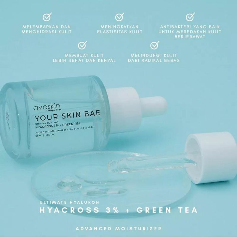 Avoskin Your Skin Bae Ultimate Hyaluron HYACROSS 3% + Green Tea