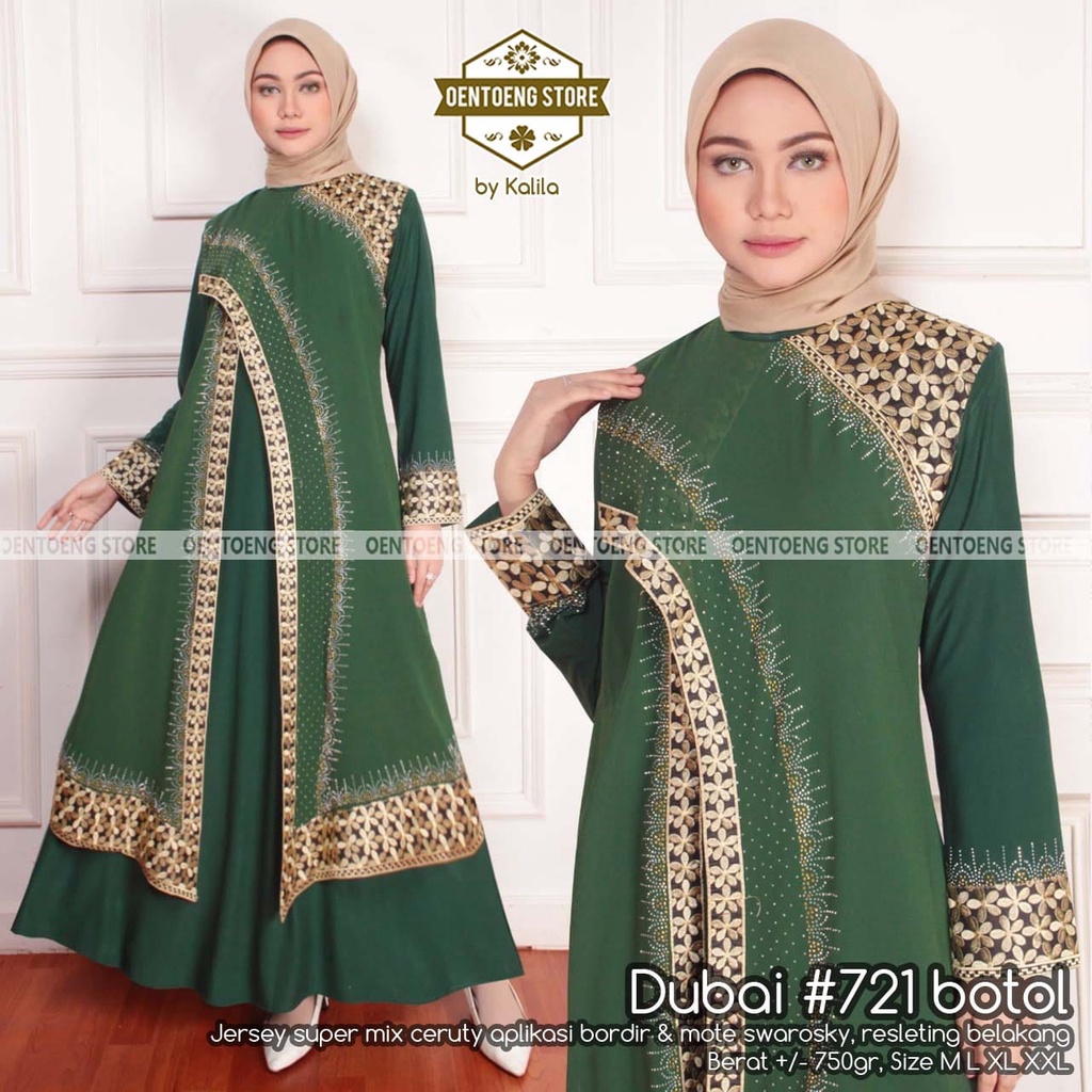 Gamis Abaya Turkey Ori Mega Store Best Seller Abaya Turki Oentoeng Terbaru Mewah