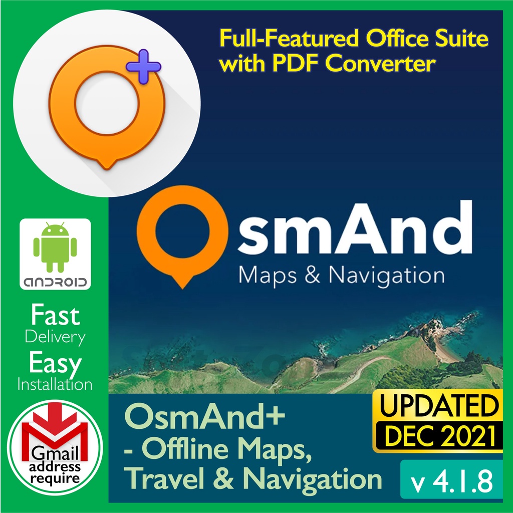 

OsmAnd+ - Offln Mps, Trvl & Nvgtn v4.1.8 [SmrtPhn - Andrd]