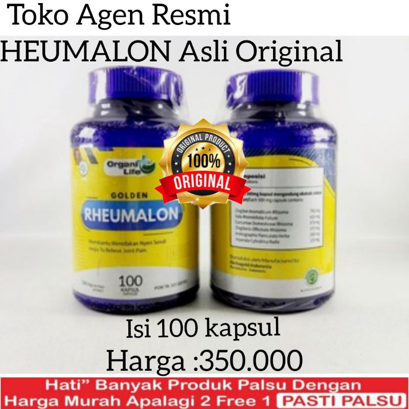 RHEUMALON Isi 100 Kapsul Asli Herbal Alami Original BPOM