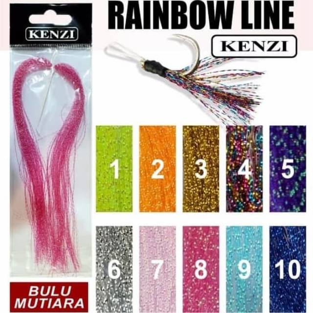 RAINBOW LINE (BENANG KILAT) &quot;KENZI&quot;