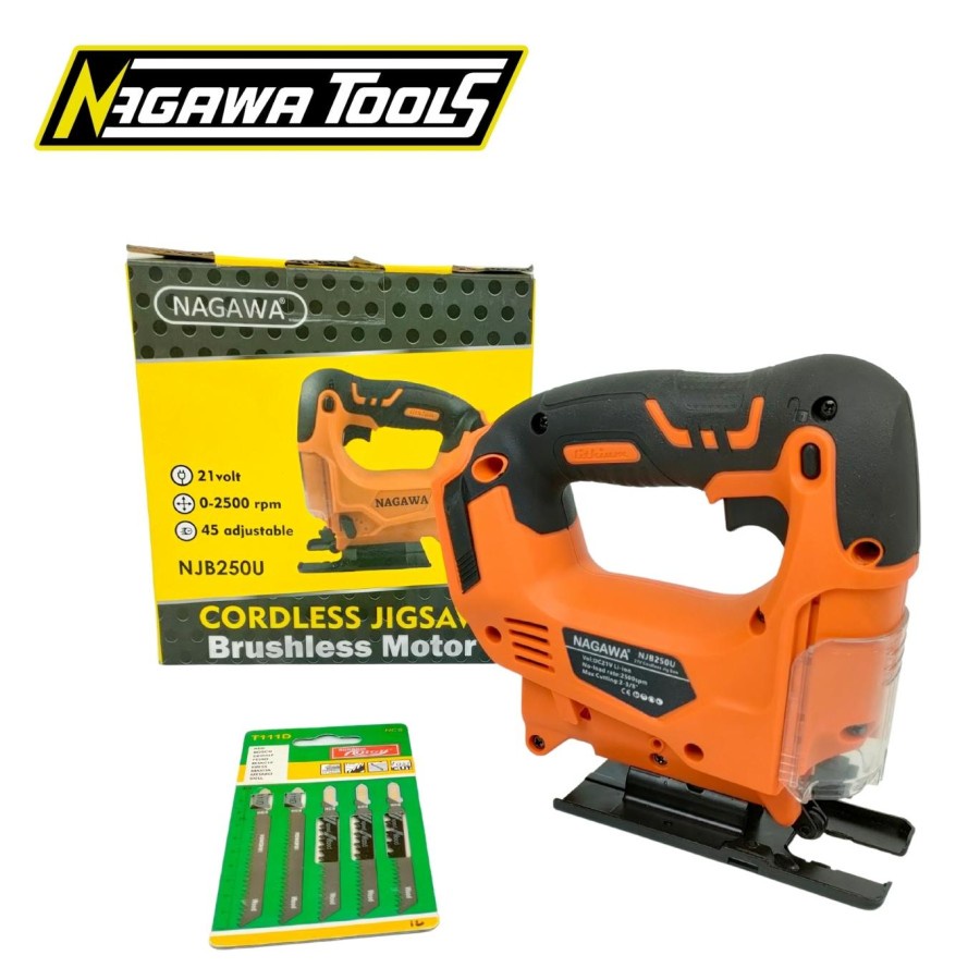 cordless jigsaw mesin gergaji ukir baterai NAGAWA NJB250U UNIT ONLY