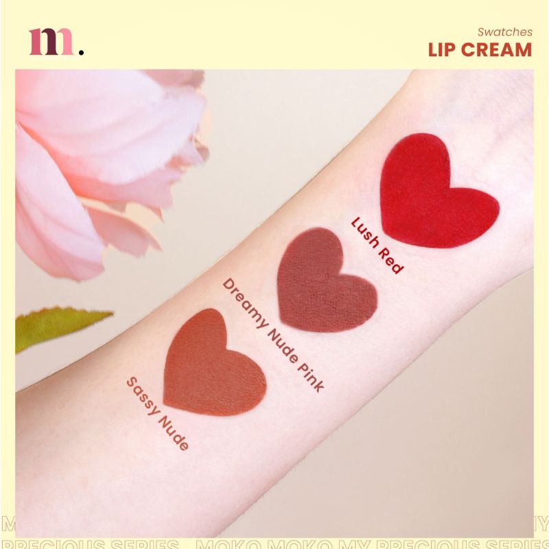 MOKO MOKO My Precious Lip Cream Series ( / Dreamy Nude Pink / Sassy Nude )
