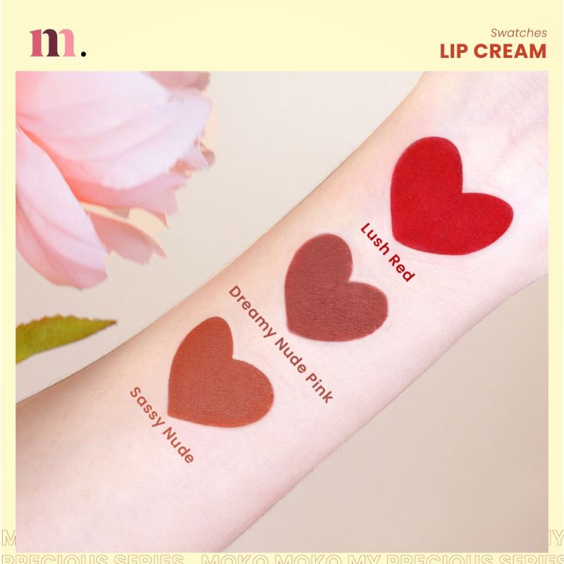 MOKO MOKO My Precious Lip Cream Series ( / Dreamy Nude Pink / Sassy Nude )