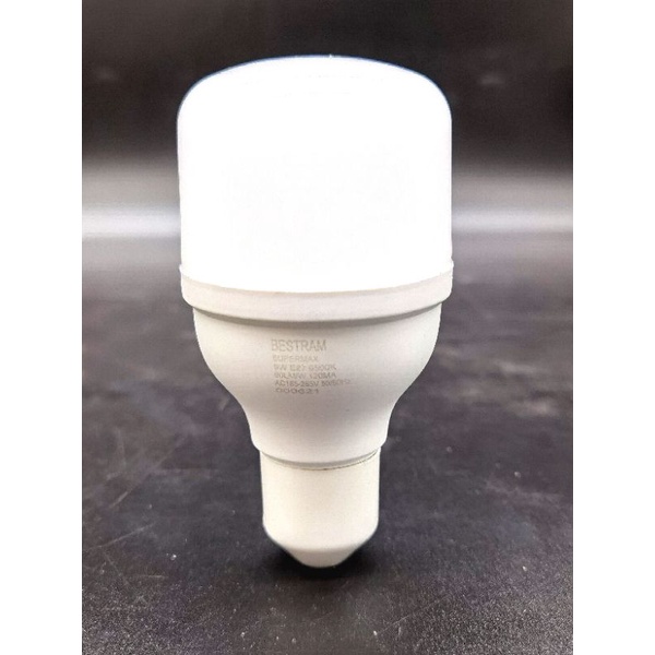 Lampu Led 9w Bestram, warna bolam putih 6500K,garansi 1 tahun, model capsul