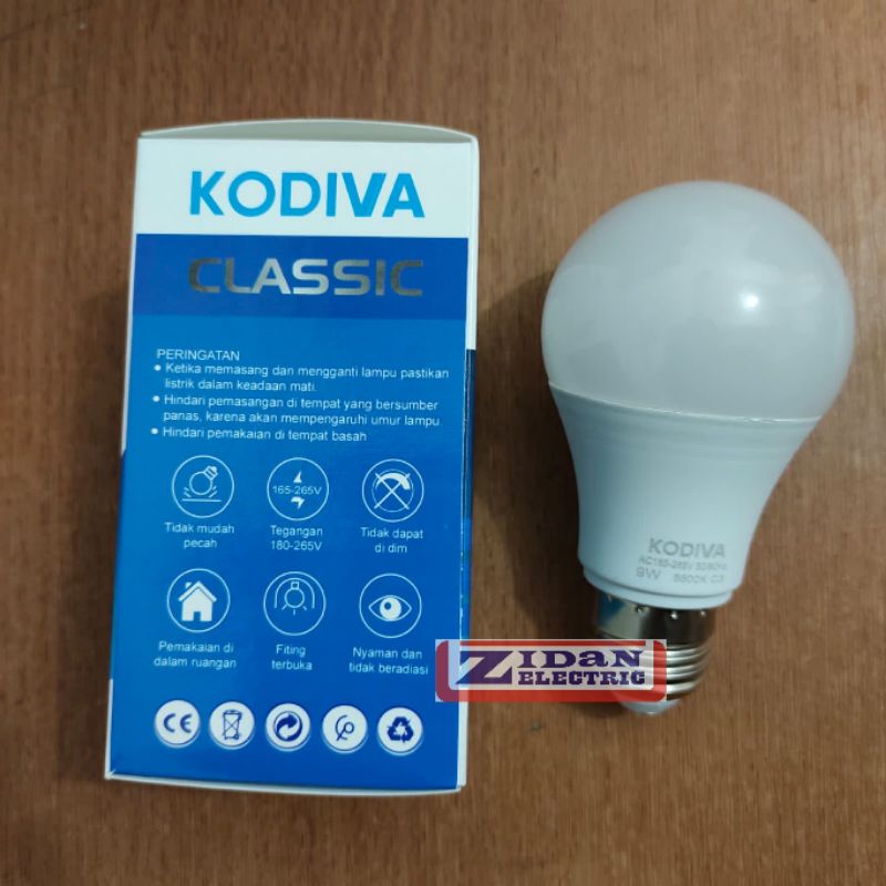 Lampu Led Bulb 9 Watt / Lampu Bohlam Led Bulb 9W Kodiva