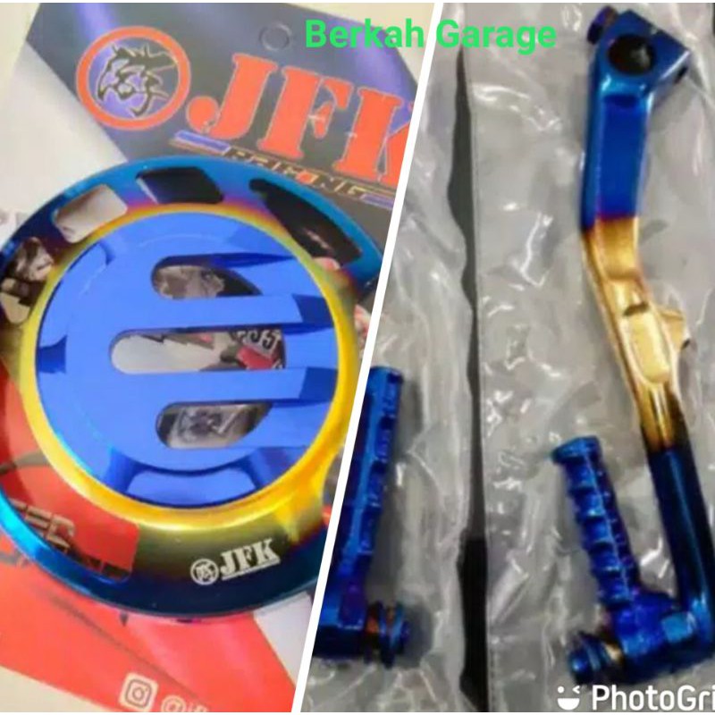 Tutup Cover Kipas 2Tone Plus Selahan Kick 2Tone Mio Beat Vario Full Cnc