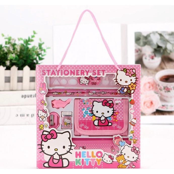 

SET STATIONERY FREE DOMPET / SET ALAT TULIS SEKOLAH FREE NOTE BOOK