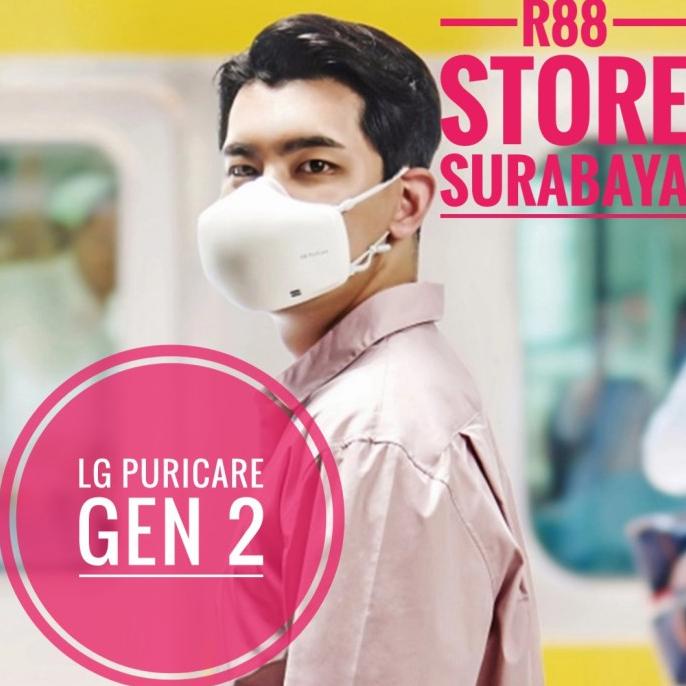 LG PURICARE GEN 2 WEARABLE AIR PURIFIER MASK / MASKER LG AP551AWFA