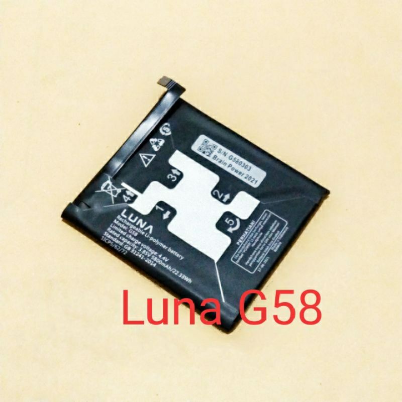 Baterai Bt Batre Luna G 58  Extrem Ultima Luna G58 Original Battery Hp