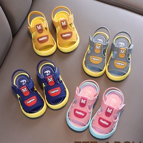 NEW SANDAL HYS ORIGINAL LUCU FASHION BAYI SAMA ANAK ANAK TYPE 777-1 PCU/SANDAL EMPUK SANDAL GUNUNG BAYI ANAK UK 16/20 DAN 21/25 YANG TAHAN AIR SANDAL GLADIATOR LAGI TRENDY