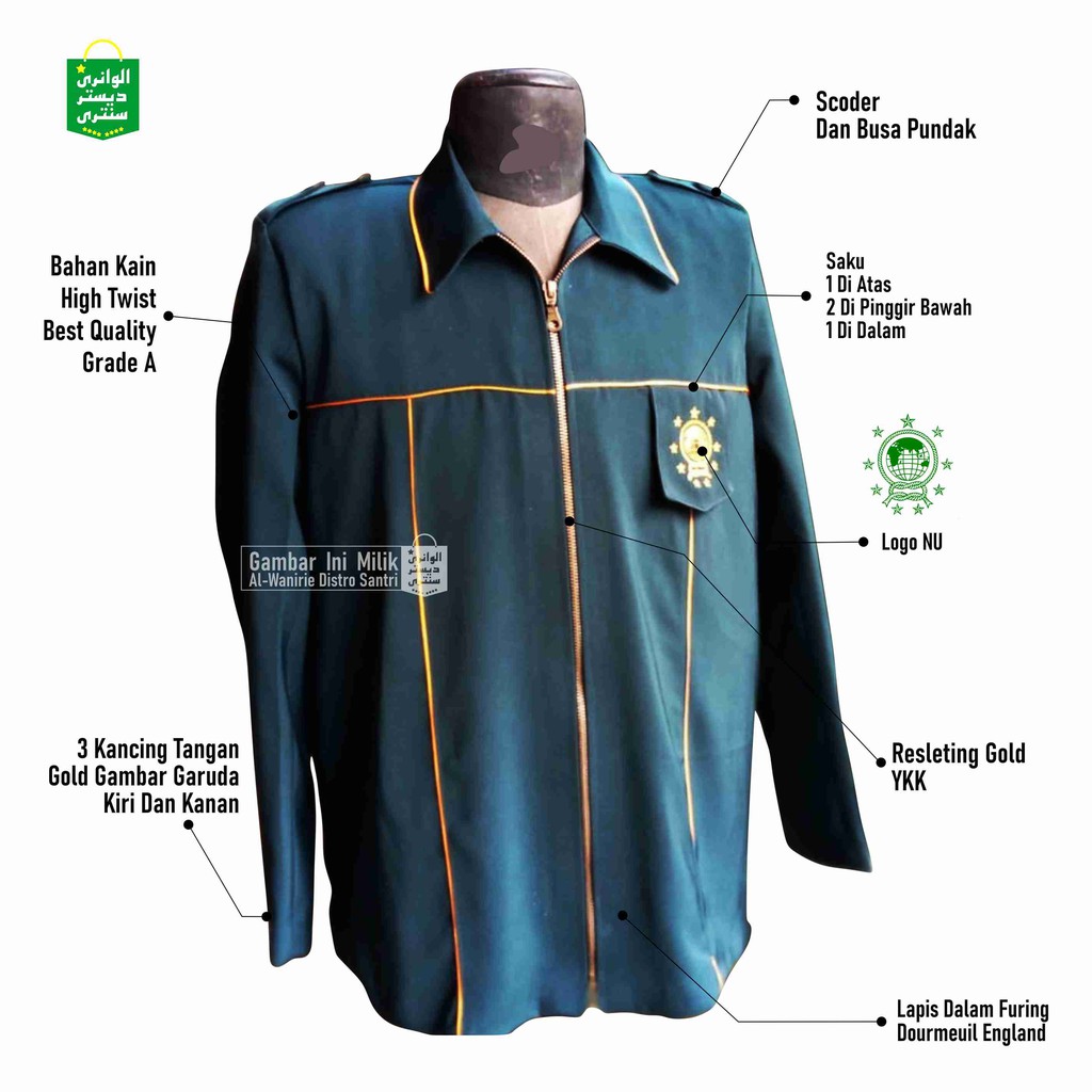 Jas | Semi Jas | Jasket Nahdlatul Ulama NU | Resmi Original