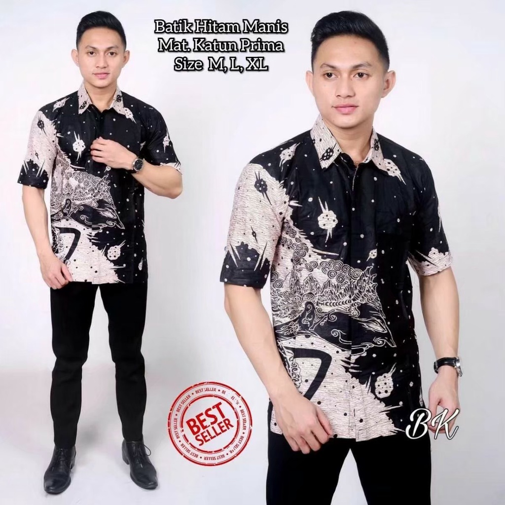 Kemeja Batik Lengan Pendek Hits l Kemeja Batik Kekinian l Kemeja Batik Kondangan Termurah