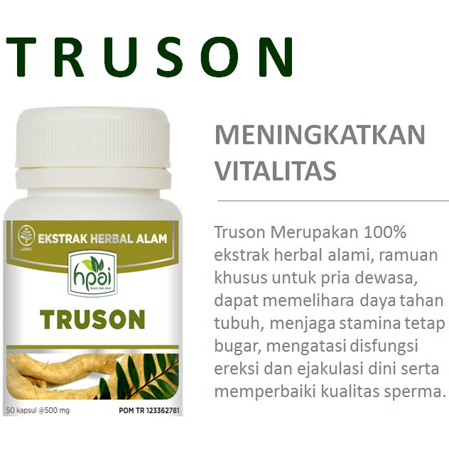 Truson HNI HPAI Obat Stamina Pria Dewasa Ejakulasi Dini Vitalitas Dan Kesuburan Pria-2