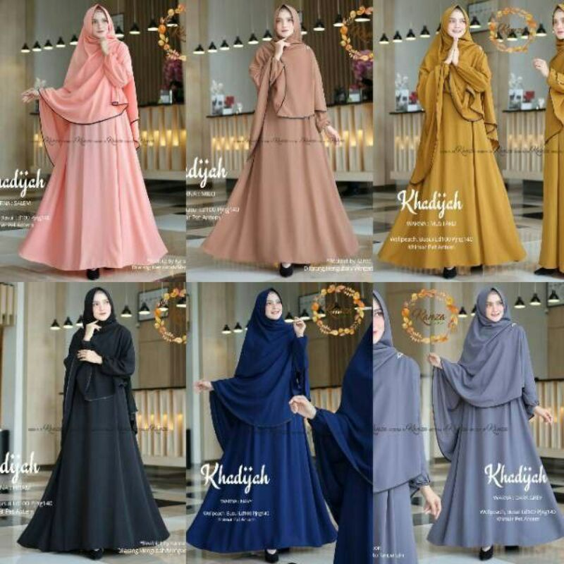 gamis khadijah syari