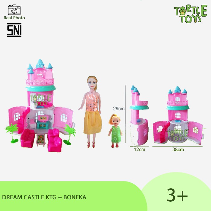 MAINAN ANAK PEREMPUAN ISTANA PRINCESS KASTEL PONY-1