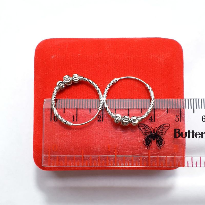 ANTING PERAK ASLI 925 / ANTING GIPSY ANTING GIPSI SILVER 925 / PERHIASAN ANTING WANITA PERAK 925