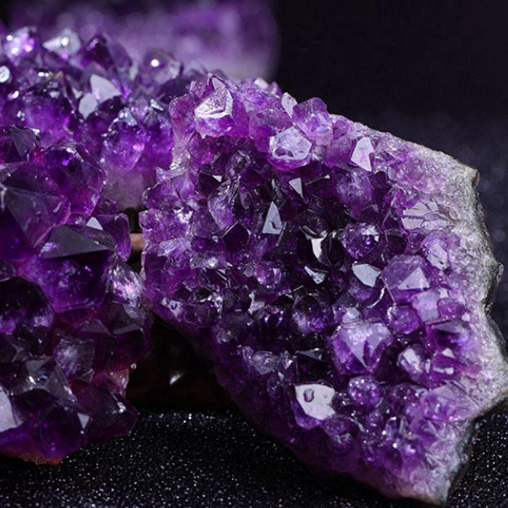 [Elegan] Amethyst Home Decor Rocks Natural Gemstones Fluorite Energy Healing Kerajinan Titik Kristal Batu Kuarsa