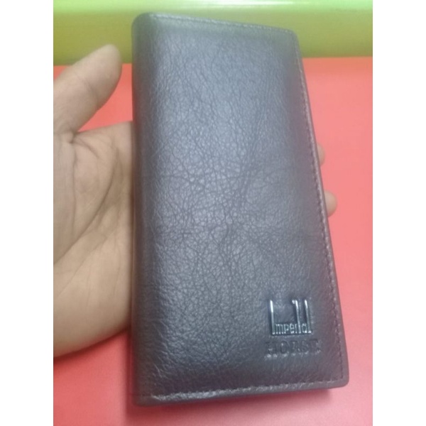 dompet kulit asli ukuran panjang tanggung