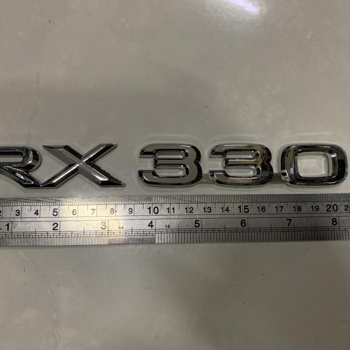 Emblem RX330 untuk Harrier modif Lexus