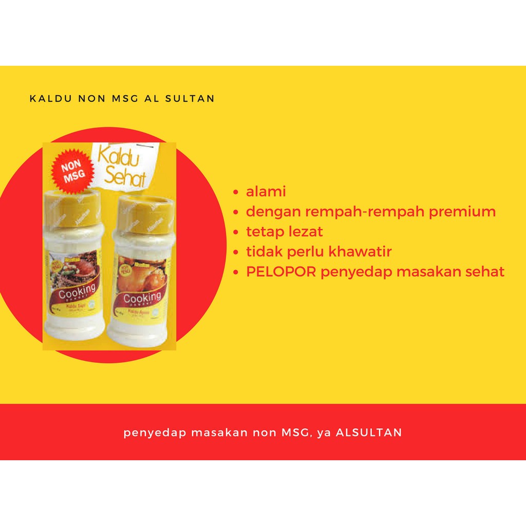 Alsultan Kaldu Mpasi 65gr Kaldu Non Msg - Kabakids Store