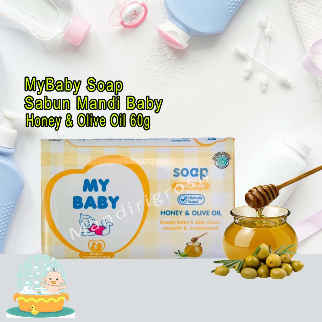 My Baby Soap Fresh Fruty * Sabun Mandi baby * Honey &amp; Olive Oil * 60g