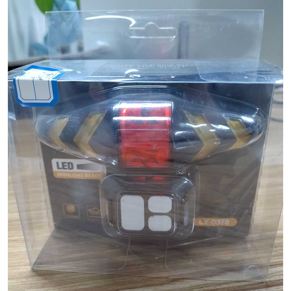 Lampu Sepeda / Lampu Depan Sepeda / Senter Sepeda / Lampu Belakang Sepeda WASAFIRE Lampu Sepeda Rem Sein Kiri Kanan dengan Remote - SP49