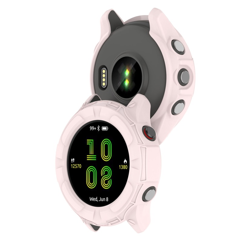 Btsg Pelindung Layar Anti Gores Untuk Forerunner255 Watch Cover Bumper for Shell for