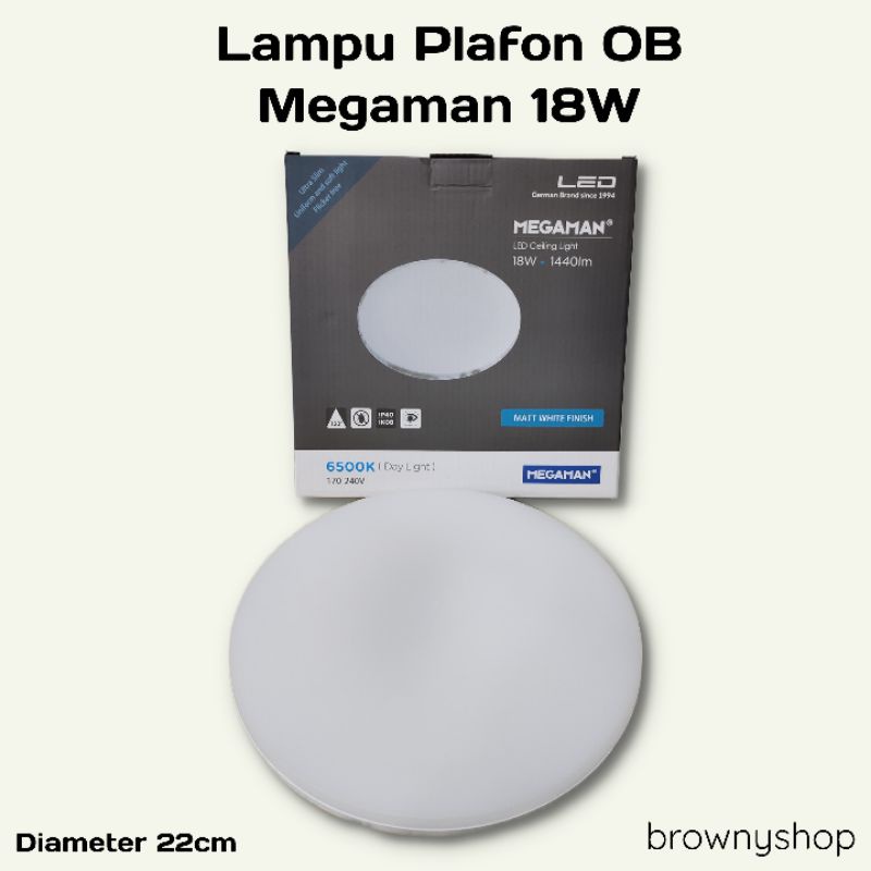 Lampu led plafon / led ceiling light 18W Megaman Cooldaylight