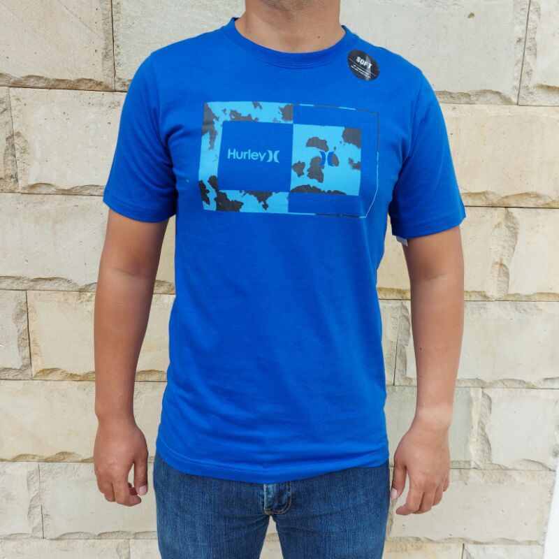 Baju Cowok Kaos Cowok lengan pendek Kemeja cowok Tshirt cowok Kaos Pria Branded - Hurley Original co