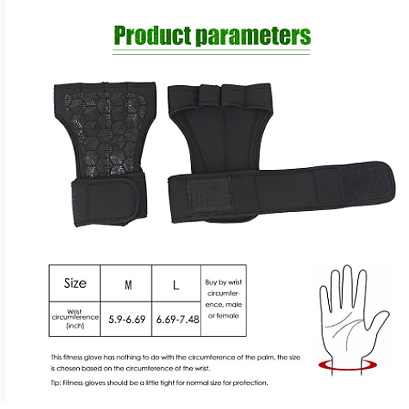 Sarung Tangan Angkat Beban Gym Fitness Wirsthand Strap Hand Boomhand Safety Anti Slip