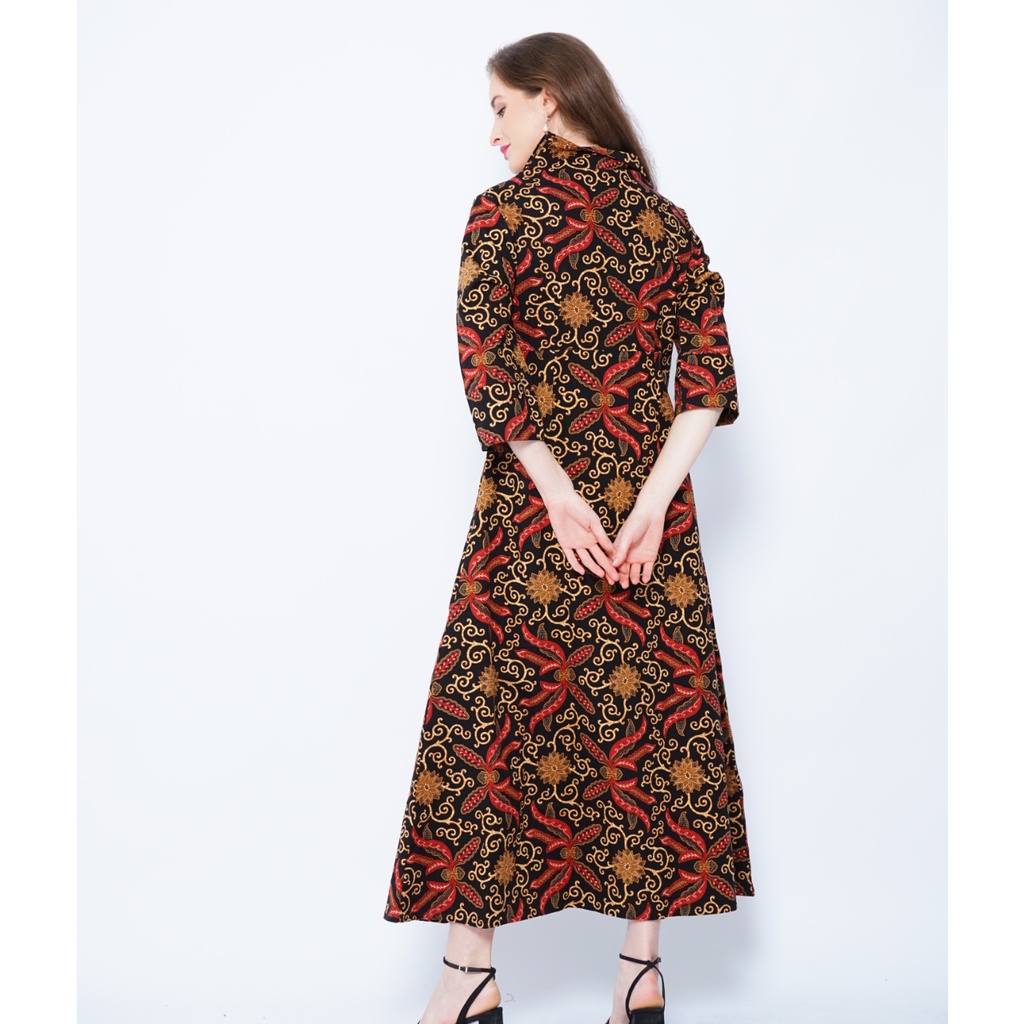 Rianty Batik Wanita Gamis Evangeline-1