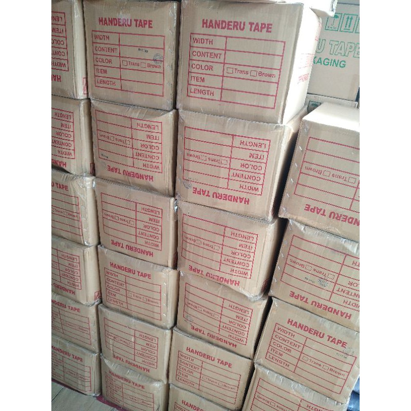 

KDM_24 LAKBAN BENING COKLAT 1DUS 45mm x 100 Yard 45 MICRON 1 Dus 72 ROLL HANDERU