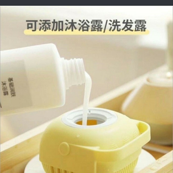 B22 SIKAT MANDI SILIKON 80ML ISI ULANG SABUN BATH BUSA GOSOK PUNGGUNG GRATIS ONGKIR