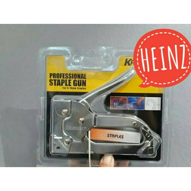 

KRISBOW STAPLE GUN / STAPLES TEMBAK 6-10 MM - SILVER