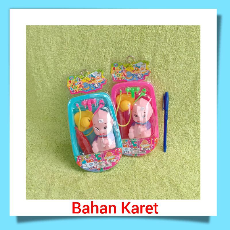 SenenginAnak - Mainan Bak Mandi Bayi | Boneka Bayi | Boneka Karet | Small Naughty Love Bath