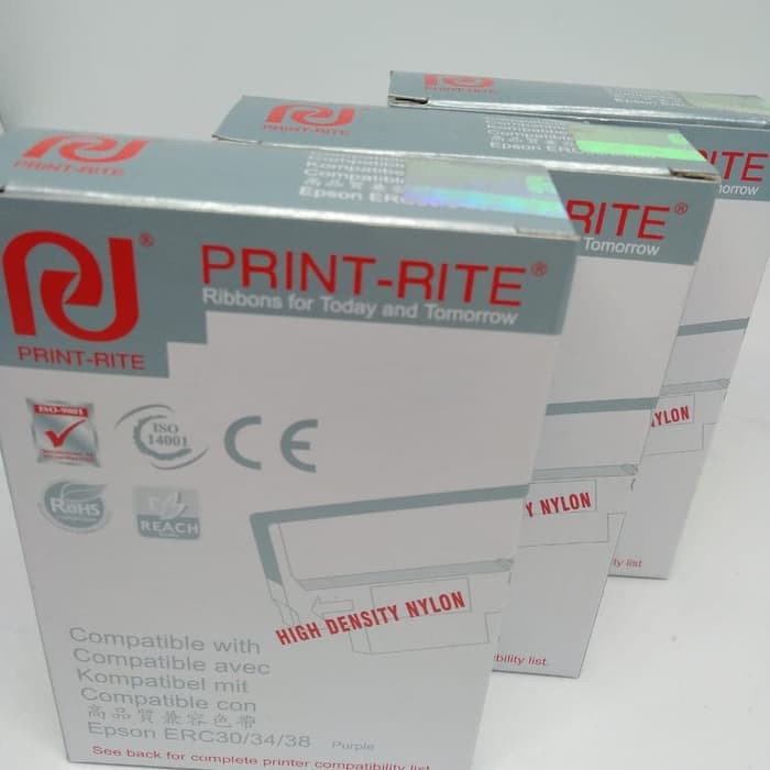 PRINT RITE ERC 39 Warna Biru ke ungu an REFILL ISI ULANG PRINTER DOTMATRIX (MATRIX POINT, IWARE, SILICON, DLL) Erc39 / Erc-39