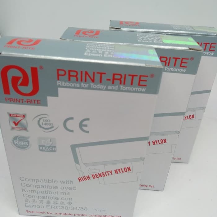 PRINTRITE ERC 38 39 UNTUK PRINTER EPSON DOTMATRIX RIBBON CATRIDGE PITA ISI REFILL PRINT RITE ERC-38 ERC38 / PRINTRITE ERC 39 REFILL ISI ULANG PRINTER DOTMATRIX ERC 39