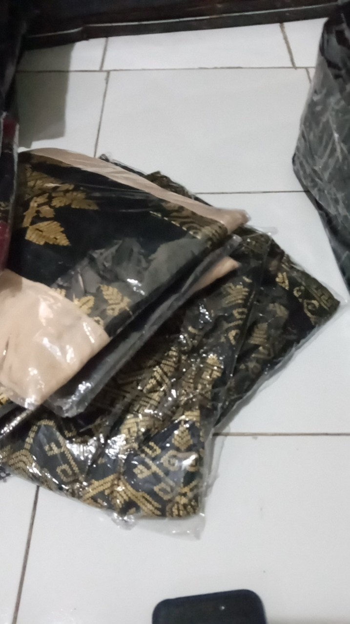 Bac111 Bswart Batik Lurik Hrb026 Kenongo Hem Panjang Kemeja Batik