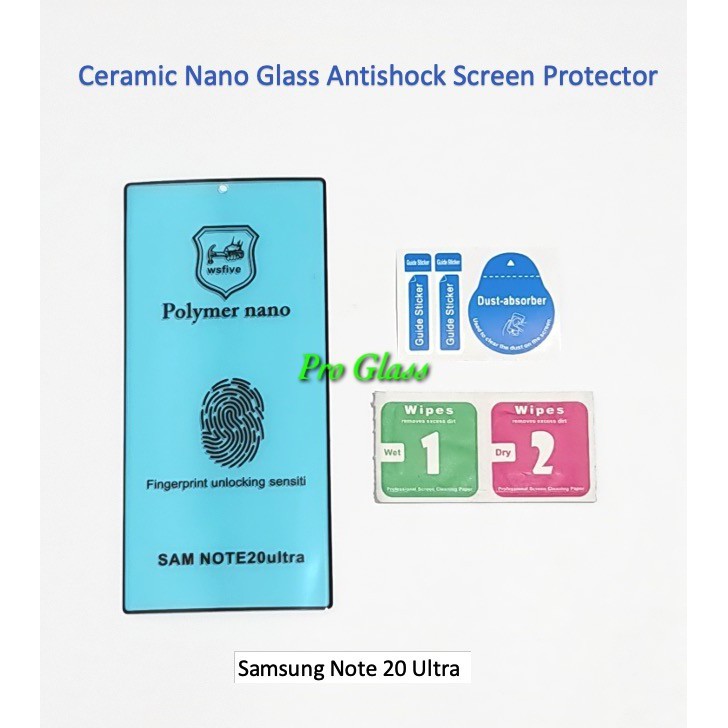 Samsung NOTE 20 / Samsung NOTE 20 ULTRA Ceramic Glass Anti Shock Premium Screen Protector Full