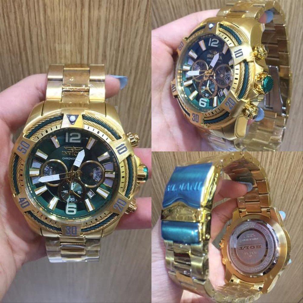 Ready Jam Tangan Pria Invicta Gold 03 Terbatas