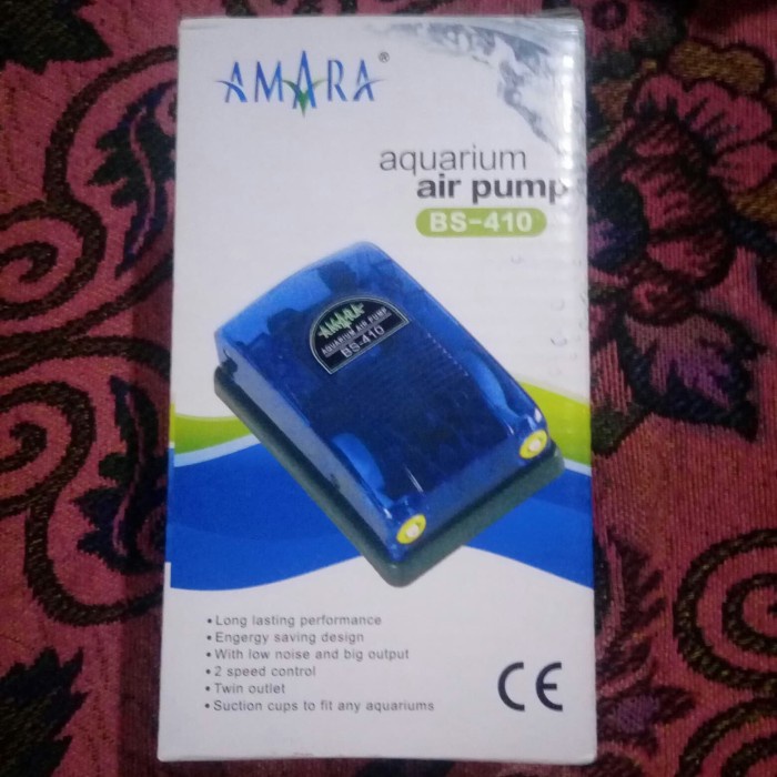 Pompa Aerator Aquarium 2 outlet AMARA BS-410