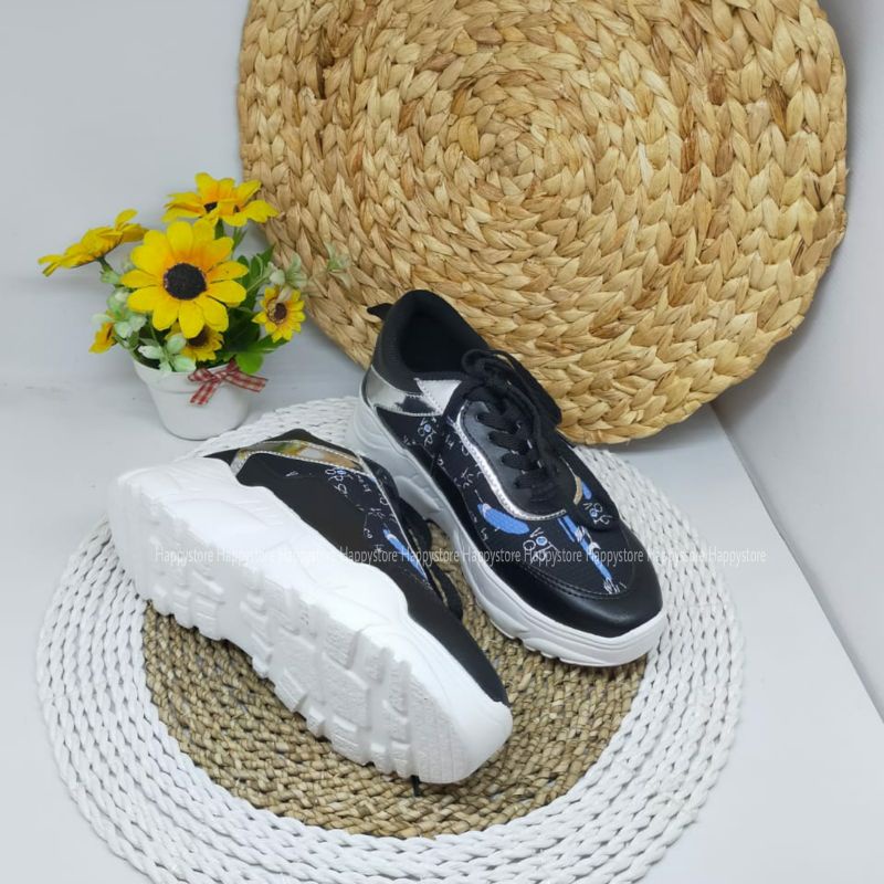 TERMURAH Sepatu Kets wanita putih Kets wanita hitam Kets wanita import korea HPD500