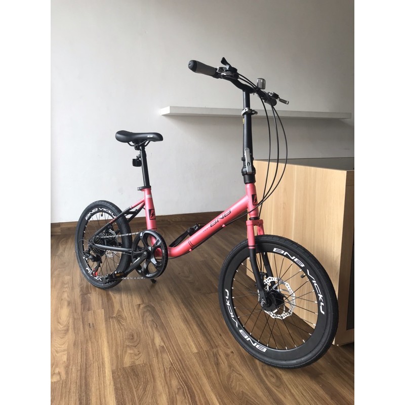 Bike N Bike - Sepeda Minion BNB Vicky Ukuran 20 Inch-Pink