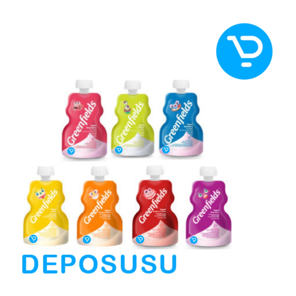 Jual Squeeze YOGURT GREENFIELDS POUCH 80g Shopee Indonesia