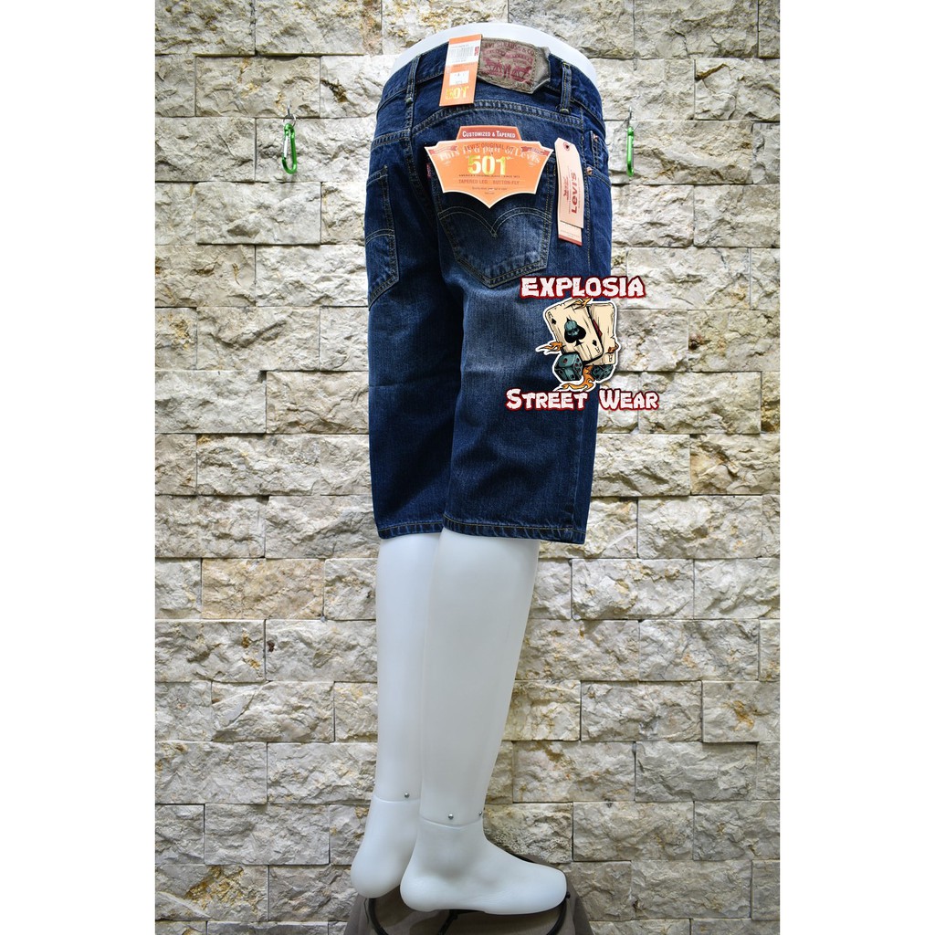 Celana Pendek Pria Terbaru | Pendek Jean Levis 501 | Levis 501 Ori - Stoned, 28