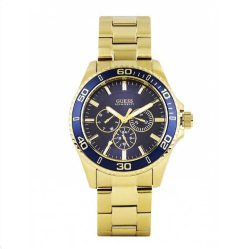 Jam Tangan Pria Guess W0172G5 Stainless Steel Original